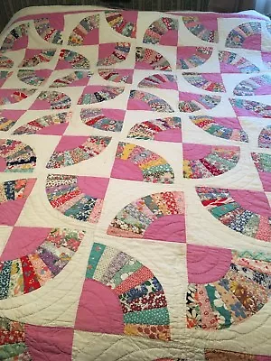 Vintage Handmade Quilt. Would Make A Super Awesome Christmas Gift • $490