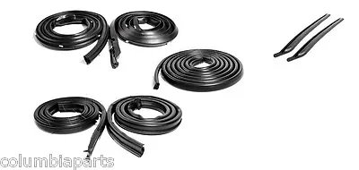 71-74 Charger Coronet Weatherstrip Seal 7PC Rubber USA Metro Door Roof Trunk Lid • $274