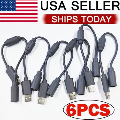 6x Dongle USB Breakaway Cable Cord Adapter For Xbox 360 PC Wired Controller Plug • $12.76