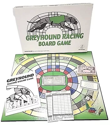 Vintage 1998 Greyhound Racing Board Game SG Promotions Unplayed Numbered • $38.88