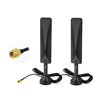 £51.74 • Buy 2X 4G External Magnetic Antenna SMA Aerial For DLink DWR922 LTE Wireless Hotspot
