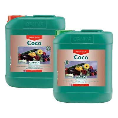 Canna Coco A+B 5L Litre Veg And Flower Plant Food Base Nutrients Hydroponics • £40.50