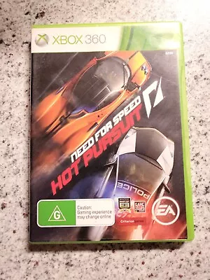 Need For Speed Hot Pursuit PAL Microsoft Xbox 360 - Complete W Manual FREE POST • $8.50