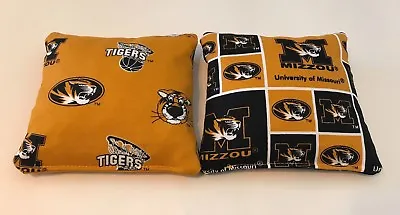 University Of Missouri Mizzou Tigers Cornhole Bean Bags Toss Game -set Of 8 • $38.50