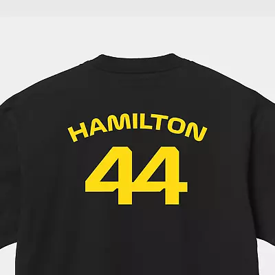 Hamilton 44 Formula One 2023-2024 Front & Back Graphic Print F1 T-Shirt • £16.99