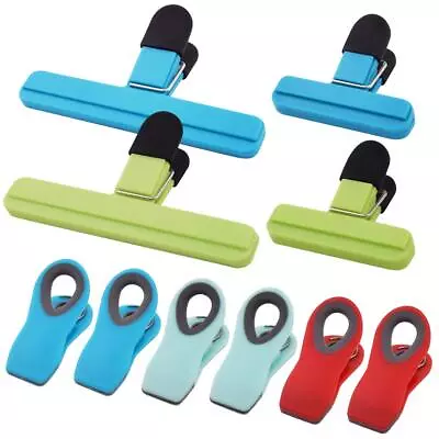 10 Pack Chip Bag Clips Magnetic Chip Clips Heavy Duty Food Clips Multicolo... • $28.67