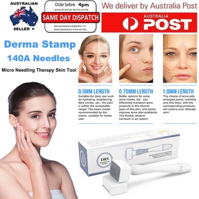 $37.15 • Buy Derma Stamp 140A Micro Needling Therapy Skin Tool Scar & Hair Loss Treatment AU