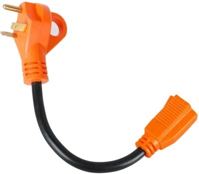 $9.89 • Buy 30 Amp Male To 15 Amp Female RV Power Adapter Trailer Electrical Converter Cord