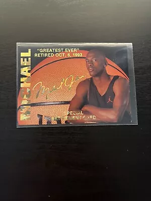 Michael Jordan 1993-94 Arena Sports Special Retirement Basketball Card • $9.99