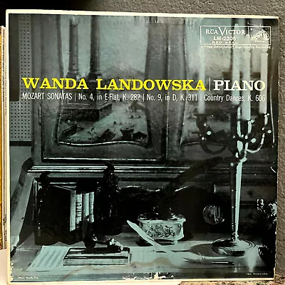 WANDA LANDOWSKA - Piano / Mozart Sonata #4 (LM 2205) - 12  Vinyl Record LP - VG • $15.72