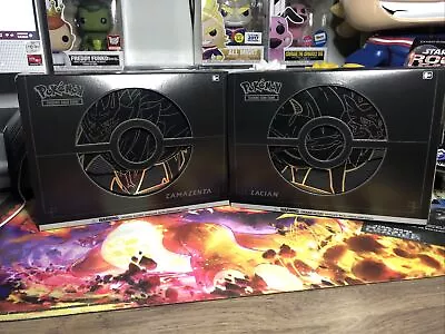 $25 • Buy Empty Set Of Pokemon Sword & Shield Elite Trainer Box Plus Zacian & Zamazenta