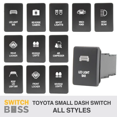 $19.90 • Buy Push Switch Short 39 STYLES Toyota SMALL OEM Replacement Landcruiser Prado Hilux
