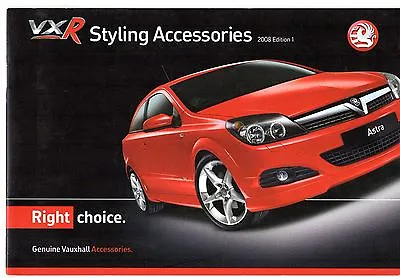 Vauxhall VXR Styling Accessories 2007-08 UK Market Brochure Corsa Astra Vectra • $30.31