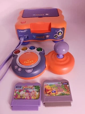 $44.86 • Buy Vtech V.Smile TV Learning Gaming System Console W/1 Controller & 2 Games