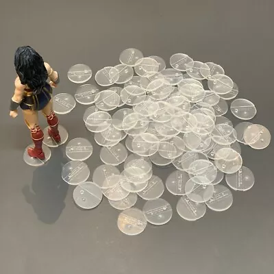 LOT 56 Display Stands BASE For 6'' Gi Joe Marvel Legends MOTU DC Figure ROUND • $17.90