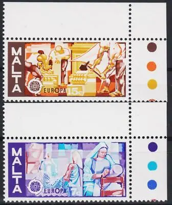 Malta 1976 Europa Lace Making Embroidery Textile Stone Carving Handicrafts MNH • $1.99