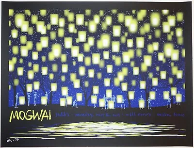  2011 Mogwai - Austin Silkscreen Concert Poster S/N By Todd Slater • $99.90