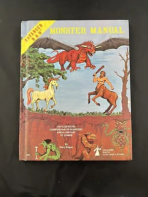 VTG Advanced Dungeons & Dragons Monster Manual 1979 4th Edition TSR D&D • $125