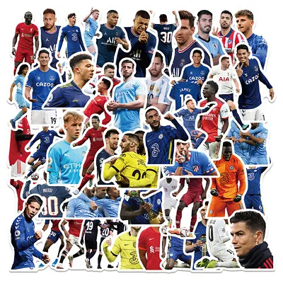 50pcs Soccer Stars Sports Celebrity Vinyl Waterproof Stickers Laptop Skate • $3.99