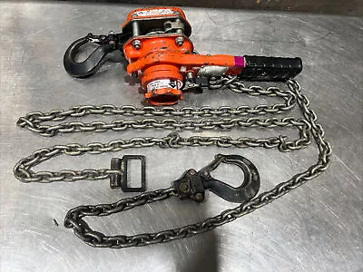 CM BANDIT 3/4 TON RATCHET LEVER HOIST COME ALONG Used Surplus • $276.15