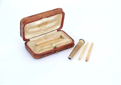 Vintage Estate Cartier Paris Platinum Agate Duke Cut Diamond Cigarette Holder • $12500