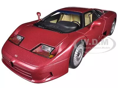 Bugatti Eb110 Gt Dark Red 1/18 Diecast Model Car By Autoart 70977 • $219.99