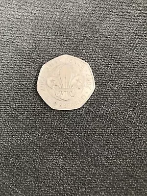 Rare 50p 2007 Boy Scouts 100th Anniversary Be Prepared Fifty Pence Coin • £100