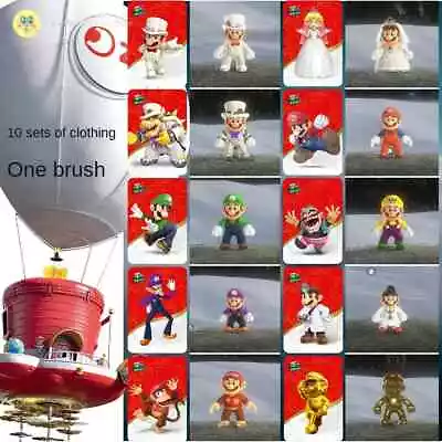 $15 • Buy Super Mario Odyssey Amiibo Cards 10pcs For Nintendo Switch NFC Card