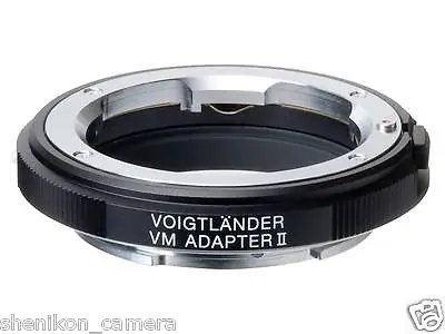 Brand New Voigtlander Leica M VM E Adapter II Type 2 Sony E Mount NEX A7 A7R A7S • $179