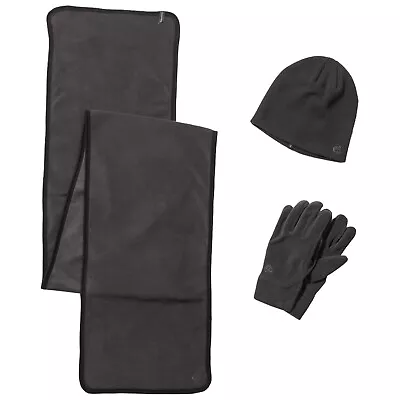 2024 Craghoppers Winter Essentials Gift Set Men Ladies Beanie Hat Gloves Scarf • £17.95
