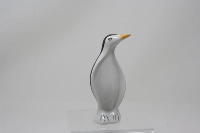 $25 • Buy Vintage Naaman Israel Hand Painted PENGUIN Figurine Bird MCM Porcelain