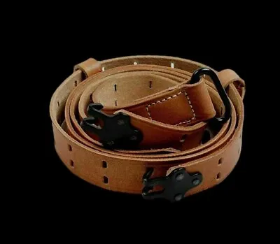 Wwii M1 Garand Leather Rifle Sling M1907 New Heavy Duty Top Grade Leather • $34.98