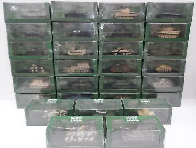 Choice Of Brand New Sealed Atlas Ultimate Tank Collection Tanks With Stand 1:72 • £10.99