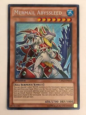 Yu-Gi-Oh - Mermail Abyssleed Card - CBLZ-EN034 - New • $10.64