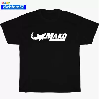 New Mako Marine Fishing BOATS New Logo Black/Navy/Sport Grey Men's T-Shirt S-5XL • $23.50