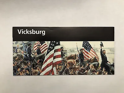 Vicksburg National Historical Park Unigrid Brochure Map Newest Version • $3.19
