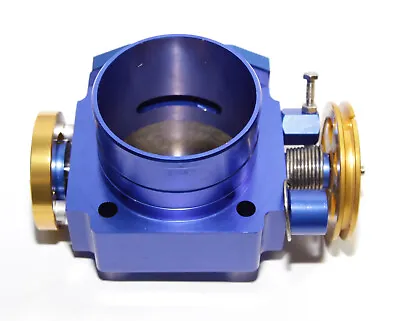 70mm Big Throttle Body Performance Upgrade Anodized  B/D/F/H Series GOLD/BLUE • $52.99