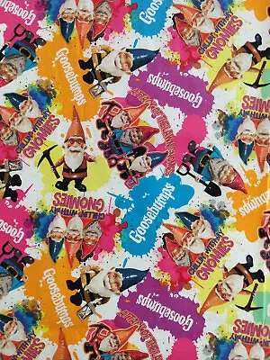 BTY X 43  - GOOSEBUMPS GNOMES 100% Cotton Fabric - SPRINGS CREATIVE • £7.71