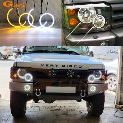 For Land Rover Discovery II 2 2003 2004 A/W Switchback Led Angel Eyes Light • $39.09