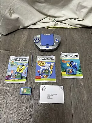 Leapfrog Leapster Handheld Console With Games & Charger - Working *Read* • £22.45