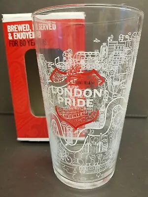 Fullers London Pride 60th Anniversary Pint Glass Brand New & Gift Boxed • £14.99