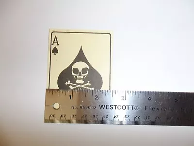 E1915 US Vietnam US Army Novelty Ace Of Spades Death Card Left With VC/NVA IR14T • $10