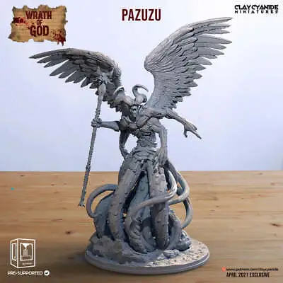 3D Printed Clay Cyanide Pazuzu Demonic God | Wrath Of God Ragnarok D&D • $82.06