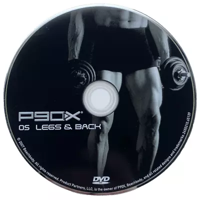 Legs And Back Disc 5 P90X Extreme Home Fitness Workout Beachbody Replacement DVD • $4.99