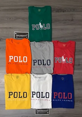 POLO RALPH LAUREN Men's Big & Tall Classic Fit Graphic Logo T-Shirt NEW NWOT • $32.98