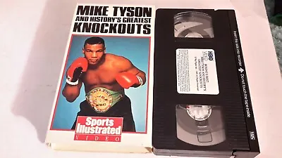 Mike Tyson And History's Greatest Knockouts VHS Tape Sports Illustrated HBO • $8.89