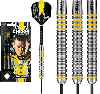 Harrows Dave Chisnall Darts - Steel Tip - Chizzy 80% - 21g To 26g • £37.95