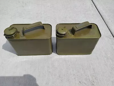 WW2 German Original MG34 & MG42 MG Oil / Petroleum Tin Cans • $150