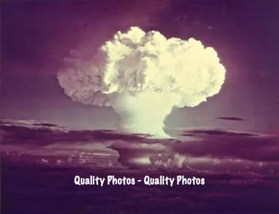 Atomic Bomb Mushroom Cloud (Set Of 3) 8.5x11 Photo Prints Nuclear Blast Testing • $14.97