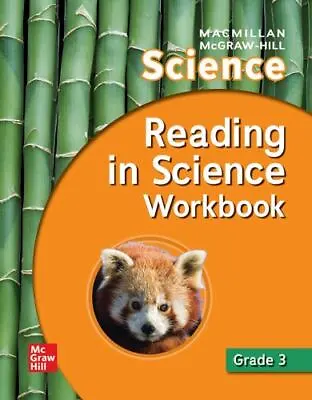 MacMillan/McGraw-Hill Science Grade 3 Reading In Science Workbook Paperback • $9.95